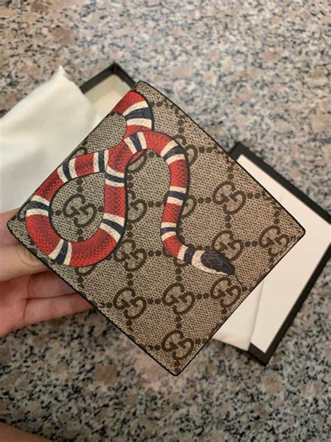 gucci wallet fake ebay|authentic gucci snake wallet.